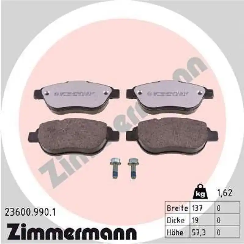 ZIMMERMANN Bremsbelagsatz, Scheibenbremse rd:z 23600.990.1 Heißes Angebot