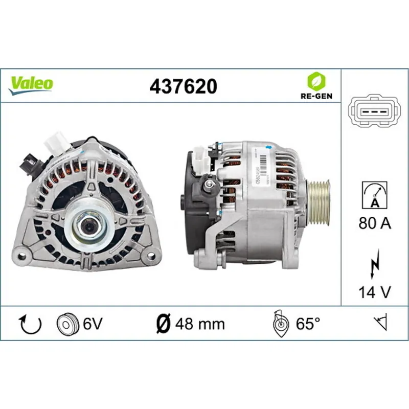 VALEO Generator VALEO RE-GEN - AT 437620 Markenware