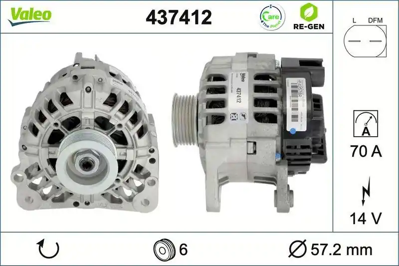VALEO Generator VALEO RE-GEN - AT 437412 Sonderangebot