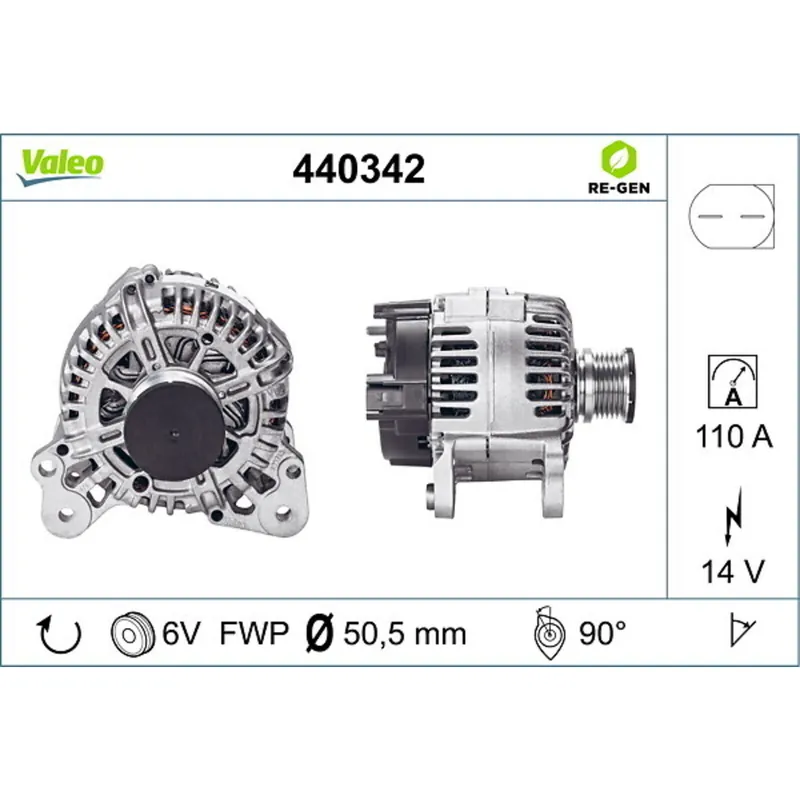 VALEO Generator VALEO RE-GEN - AT 440342 Solange Der Vorrat Reicht