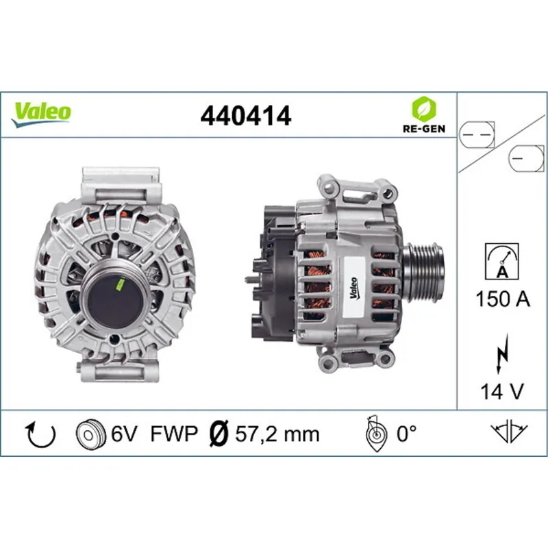 VALEO Generator VALEO RE-GEN - AT 440414 Geprüft