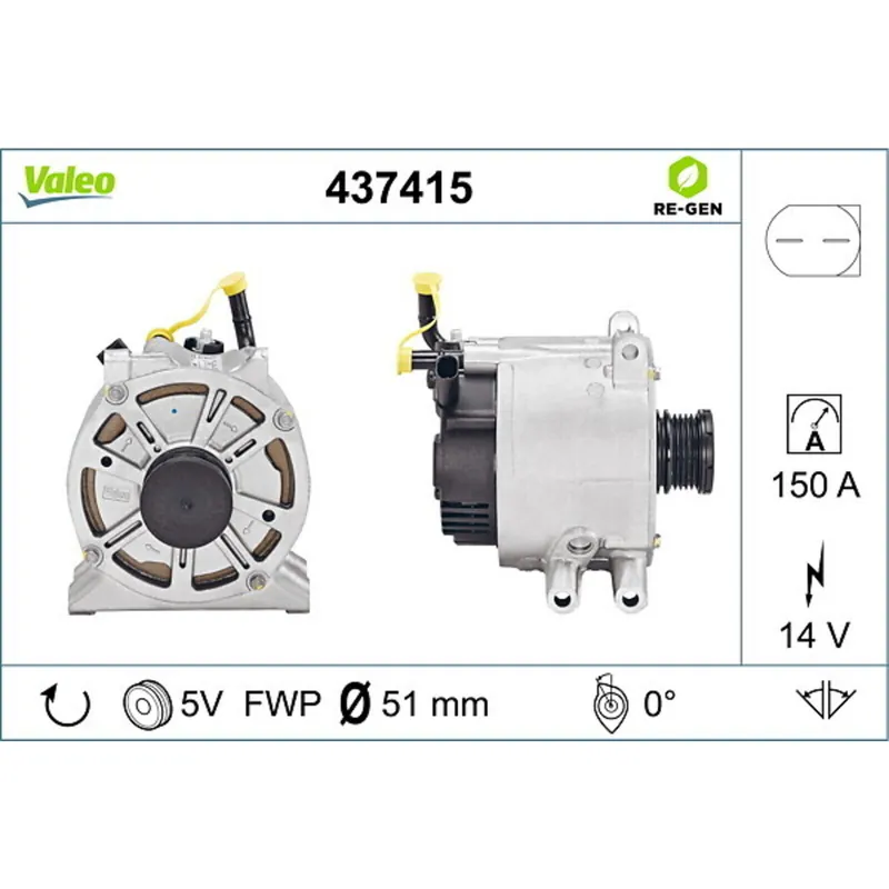 VALEO Generator VALEO RE-GEN - AT 437415 Zertifiziert
