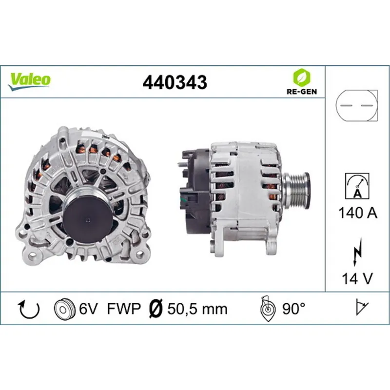 VALEO Generator VALEO RE-GEN - AT 440343 Garantierte Lieferung