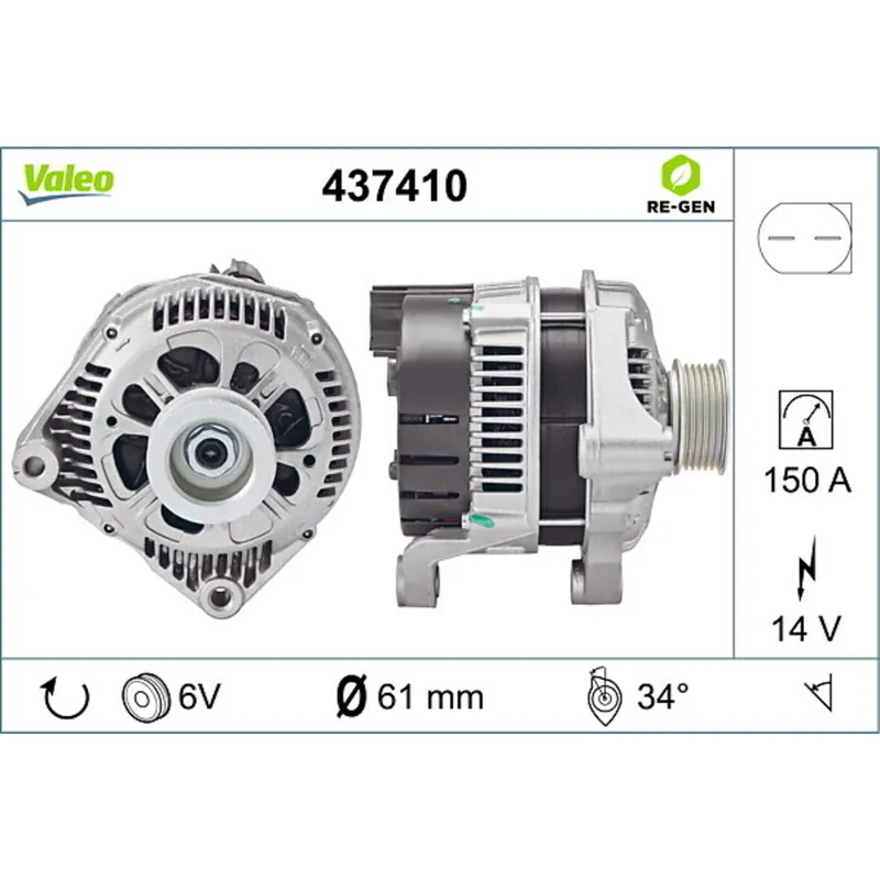 VALEO Generator VALEO RE-GEN - AT 437410 Direktkauf