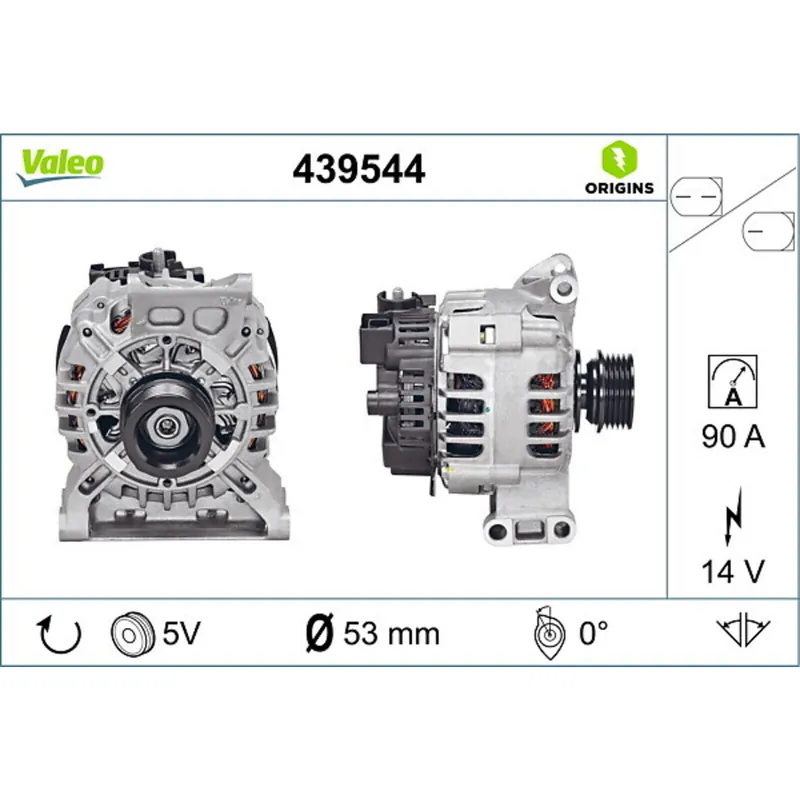 VALEO Generator VALEO ORIGINS NEW OE TECHNOLOGIE 439544 Ausverkauf